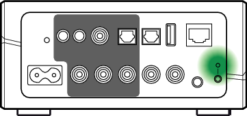 Flash rear green HEOS Link